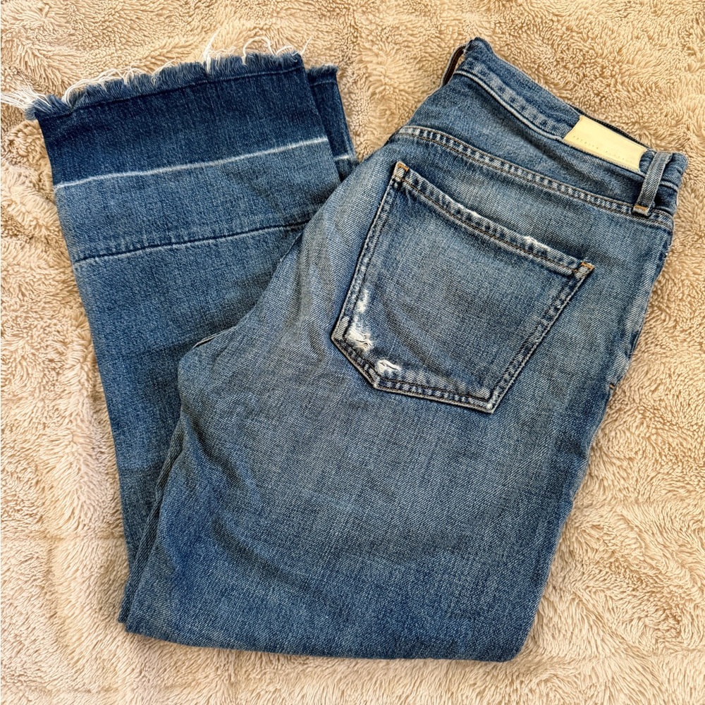 Citizens of Humanity Cora Crop w/relaxed undone hem